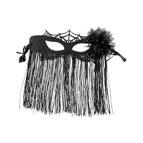 Lerpwige Maskerades Venezianerparty, Blumenquasten, Fransenschleier, Karneval, für Halloween-Kostüme, Party, Blumenquasten, Schleier Lerpwige Maskerades Venezianerparty, Blumenquasten, Fransenschleier, Karneval, für Halloween-Kostüme, Party, Blumenquasten, Schleier von Lerpwige