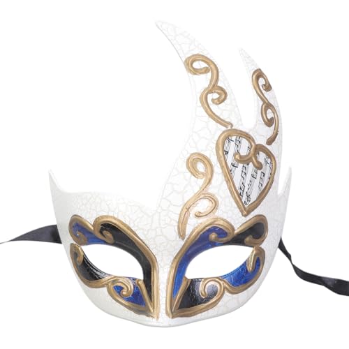 Lerpwige Masquerade Halbgesicht Halloween Maskerade Eyemask Masquerade Kostümgreifung Für Frauen Männer Halloween Carnivals Proms von Lerpwige