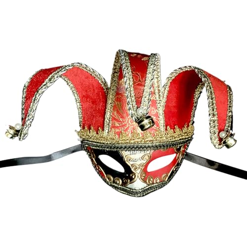 Lerpwige Masquerade Halbgesicht Halloween Maskerade Eyemask Masquerade Kostümgreifung Für Frauen Männer Halloween Carnivals Proms von Lerpwige
