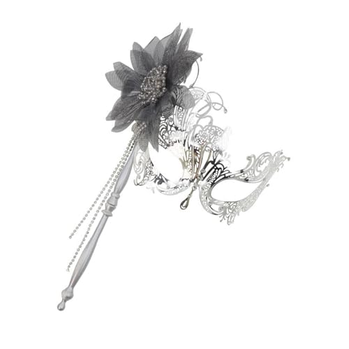 Lerpwige Metall Masquerade Maske Rassestones Maskerade Maske Halbgesichtsmaske Für Frauen Maskerade Halloween Cosplay Abschlussball von Lerpwige