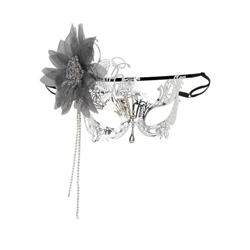 Lerpwige Metall Masquerade Maske Rassestones Maskerade Maske Halbgesichtsmaske Für Frauen Maskerade Halloween Cosplay Abschlussball von Lerpwige