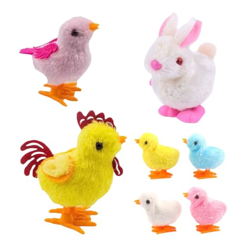 Lerpwige Nostalgic Windup Baby Chick Cartoon Baby Chick Toy Für Desktop Zubehör Cartoon Vintage Photo Requisiten von Lerpwige