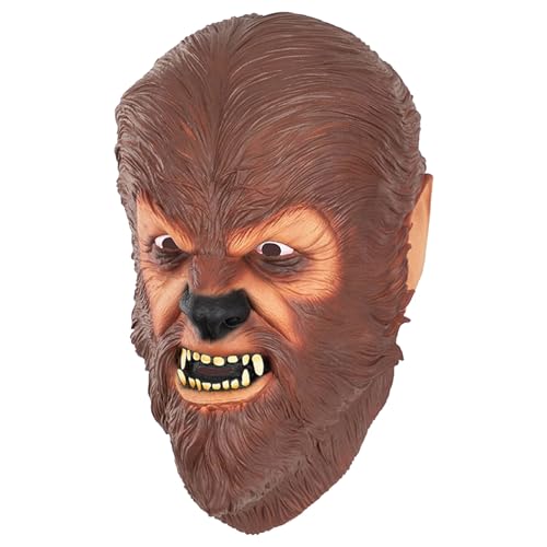Lerpwige Orang Utan Head Deckungen Halloween Orang Utan Maske Orang Utan Vollkopfmaske Halloween Maske Für Frauen Mann Halloween Dress Up von Lerpwige