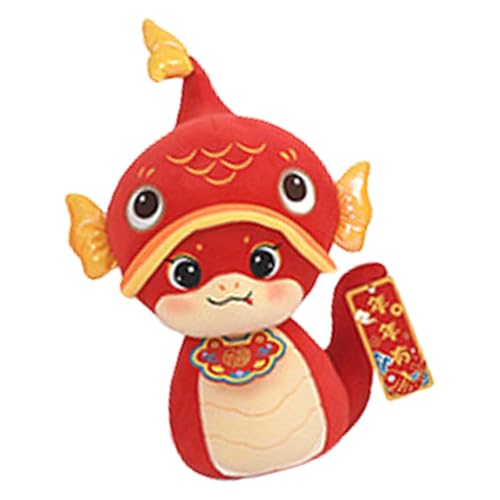 Lerpwige Plüschschlangen Maskottchen Spielzeug Ausgestopfte Schlange Für Chinesische Neujahrsymbol des Glücks Vermögen Für Bürofestival Hängen Dekore von Lerpwige