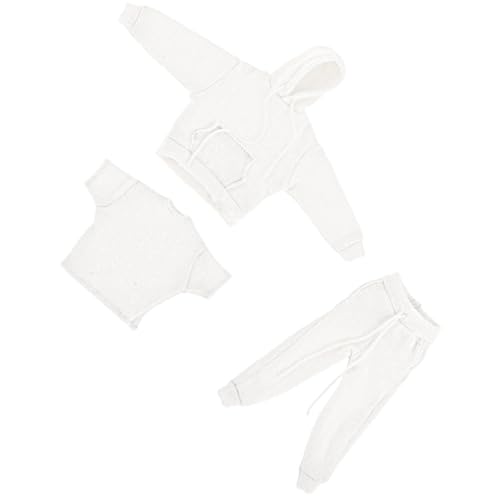 Lerpwige Premium Stoff Miniatur Soldat Kleidung Set Hoodie Sweatpants T-Shirt Kleidung Set für Sammelfigur Dressingup Kleidung Lerpwige Premium Stoff Miniatur Soldat Kleidung Set Hoodie Sweatpants T-Shirt Kleidung Set für Sammelfigur Dressingup Kleidung von Lerpwige