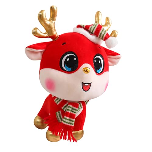Lerpwige Rentier Weihnachten Stofftiere Plüschspielzeug 11.81inches Schöne Rentiere Plüsch Autohausdekoration von Lerpwige