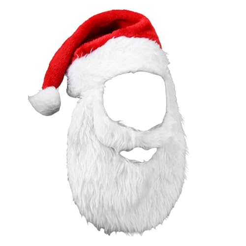 Lerpwige Santa Kostüm Accessoire Santa Clausses Bart Perücken Und Weihnacht Cosplay Dress Requisiten Für Erwachsene Frauen Und Männer Geschenke von Lerpwige