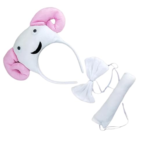Lerpwige Schafkostüm Set Kid Adult Animal Rollenspiele Outfit Accessoires Halloween Tierkostüm Für Geburtstag Weihnachten Cosplay von Lerpwige
