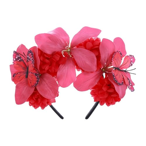 Lerpwige Schmetterlings-Haarreif, Fascinator, Hut, Monarchen, Tees, Party, Stirnband, Schmetterling-Kopfschmuck, Derby, Halloween-Kostüm für Damen, Monarchen von Lerpwige