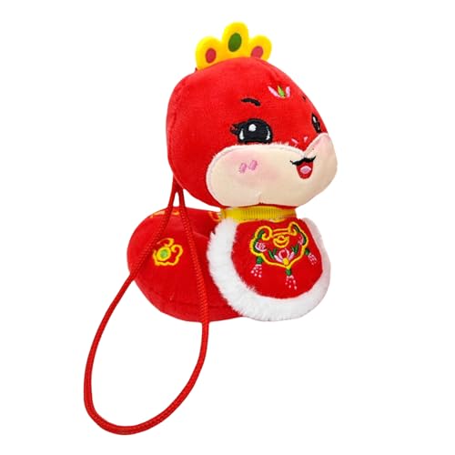 Lerpwige Schöner Schlangenanhänger Plüsch 2025 Ornament Adorkable Schlange Chinesische Maskottchen Blumenbauch Für Chinesische Neujahr Lerpwige Schöner Schlangenanhänger Plüsch 2025 Ornament Adorkable Schlange Chinesische Maskottchen Blumenbauch Für Chinesische Neujahr von Lerpwige