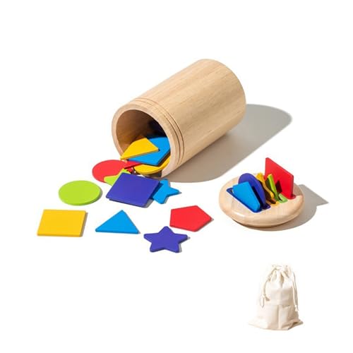 Lerpwige Sortieren Spielzeug Inspiriert Farbpassende Spielzeug Für Kinder 1-3 Jahre Holzsortierbecher Frühes Lernen Bildungsaktivität Baby Formpassende Spiele von Lerpwige
