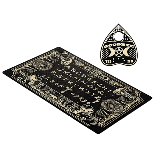 Lerpwige Spirits Board Pendulums Wüsten Der Gottesdosenbrett Holz Talking Board Mit Planchette Für Die Geburtstagsfeier Für Teenager Erwachsene von Lerpwige