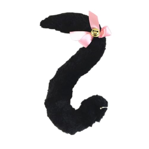 Lerpwige Tierkatzen Rollenspiele Kostüm Ohrstirnband Heck Halshalskette Für Kid Boy Girl Cosplay Halloween Masquerade von Lerpwige