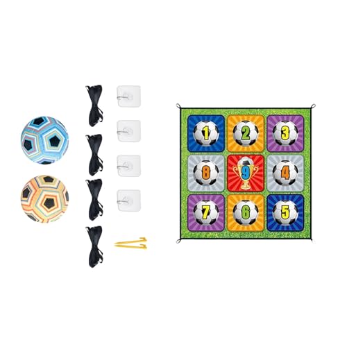Lerpwige Toss and Catch Toy Football Spiel Für Kinder Hand Augen Koordination Und Aktivitäten Freien Für Bildungsspiel Für Kinder von Lerpwige