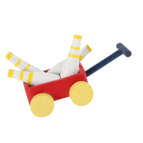 Lerpwige Tragbarer Holzkarmonenkorb Verbessert Die Familienbindung Als Toy House Decors Oder Geschenkrealistische Puppenhäuser Schuhkarre Decors Stück Stück von Lerpwige