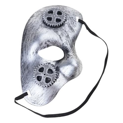 Lerpwige Unisex gezackte Maskerade Cosplay Sterevunk halbes Gesicht für Karneval, Halloween, Verkleidungen, Partygeschenke, Maskerade Lerpwige Unisex gezackte Maskerade Cosplay Sterevunk halbes Gesicht für Karneval, Halloween, Verkleidungen, Partygeschenke, Maskerade von Lerpwige