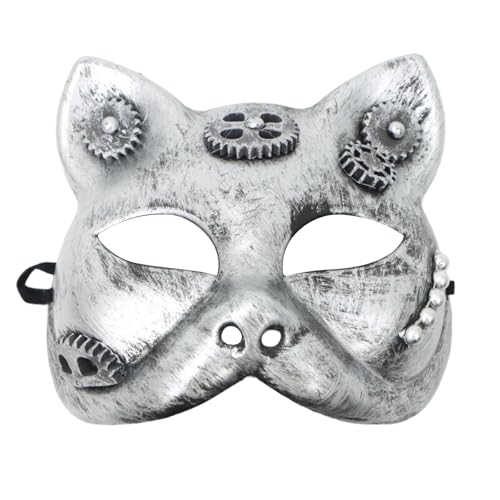 Lerpwige Unisex gezackte Maskerade Cosplay Sterevunk halbes Gesicht für Karneval, Halloween, Verkleidungen, Partygeschenke, Maskerade Lerpwige Unisex gezackte Maskerade Cosplay Sterevunk halbes Gesicht für Karneval, Halloween, Verkleidungen, Partygeschenke, Maskerade von Lerpwige