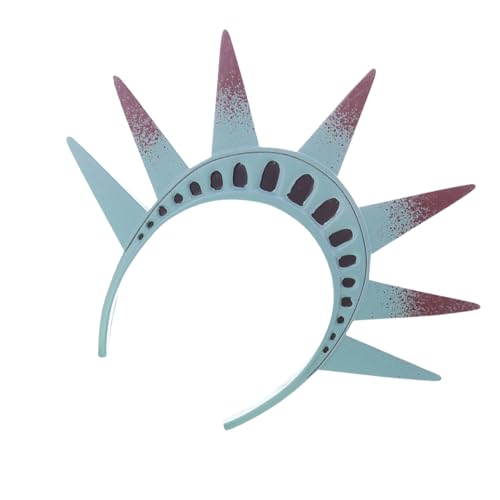 Liberties Statue, Taschenlampe, Stirnband, Halloween-Kostüm, Zubehör, Haarband für den 4. Juli, Party, Versammlung, Foto-Requisiten, Nationalfeiertag, Kopfbedeckung von Lerpwige