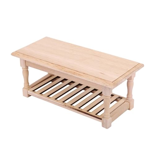 Miniaturen Robuster Holztisch Für Dollhouses Dekoration Und Rollenspielzeug Für Mädchen In 1 12 Maßstab Täglich Casual Use Miniaturen Robuster Holztisch Für Dollhouses Dekoration Und Rollenspielzeug Für Mädchen In 1 12 Maßstab Täglich Casual Use von Lerpwige