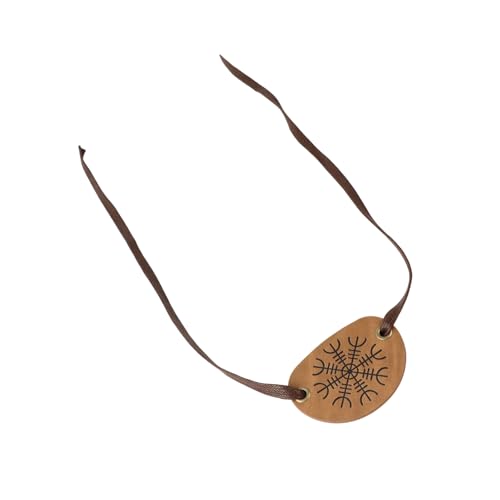 Mittelalterliche Piratenritter Augenflecken Ranaissance Kostümzubehör PU Leder Pirat Eyepatch Augenmaske Für Halloween von Lerpwige