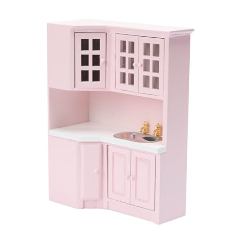 Lerpwige Realistische Miniatur Küchenschrank 1/12 Dollhouses Holzmöbel Für Handwerksmodell Dekorationsraum Szene Display Dollhouses Eckschrank Lerpwige Realistische Miniatur Küchenschrank 1/12 Dollhouses Holzmöbel Für Handwerksmodell Dekorationsraum Szene Display Dollhouses Eckschrank von Lerpwige