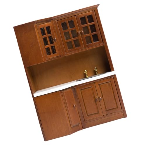 Lerpwige Realistische Miniatur Küchenschrank 1/12 Dollhouses Holzmöbel Für Handwerksmodell Dekorationsraum Szene Display Dollhouses Eckschrank Lerpwige Realistische Miniatur Küchenschrank 1/12 Dollhouses Holzmöbel Für Handwerksmodell Dekorationsraum Szene Display Dollhouses Eckschrank von Lerpwige