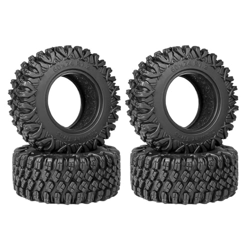 Robuster Gummi High Grip Tyres Land Rovers Accessoire Für Verbesserung Der Leistungen Auf TRX4M Axials SCX24 FCX24 Modellen von Lerpwige