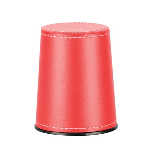 Ruhige PU Leder Straight Dices Cup Shaker Stummschalter Trinkspiel Unterhaltungsspiel Liefert Dauerhafte Ruhige Shaker von Lerpwige