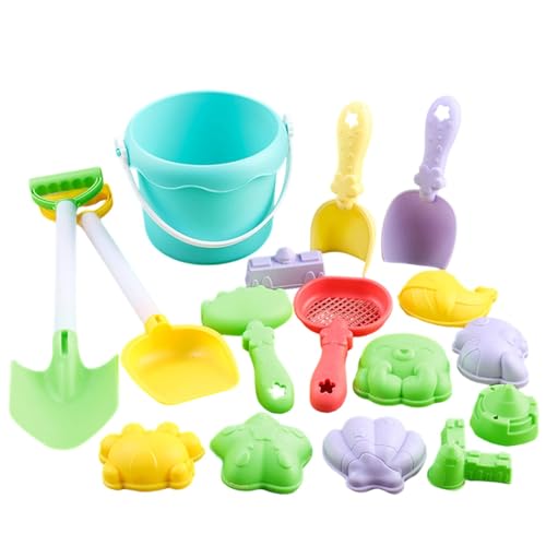 Sandcastle Building Set Sandspielzeug Für Kleinkind Mit Schaufeleimer Und Schimmel Für Strandtrieben Schneezeug Spielzeug Outdoor Sandspielzubehör Accessoires von Lerpwige