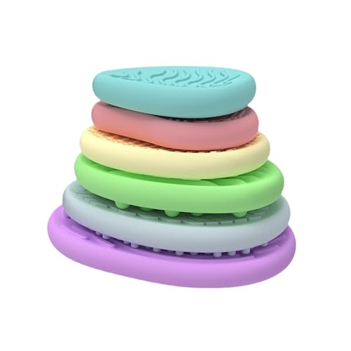 Sensorische Aktivität Stein Farbenfrohe Zappel Beruhigen Spielzeug Für Kinder Spielzeugkreatives Steinmeditation Gadget von Lerpwige