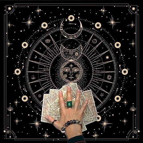 Square Form Pendulum Divinations Mat Tischdecke Brettspielkartenpolster Tisch Stoff Metaphysische Brettspiel Matte Tischtuch Göttisch Tischdecke Astrologie Tarot Karte Zum Lesen Von von Lerpwige