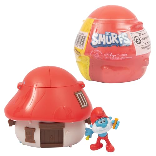 Les Schtroumpfs, PUF382 Haus mit 1 Figur, 5,5 cm, Modell Grand Schlumpf, für Kinder ab 3 Jahren Les Schtroumpfs, PUF382 Haus mit 1 Figur, 5,5 cm, Modell Grand Schlumpf, für Kinder ab 3 Jahren von Les Schtroumpfs
