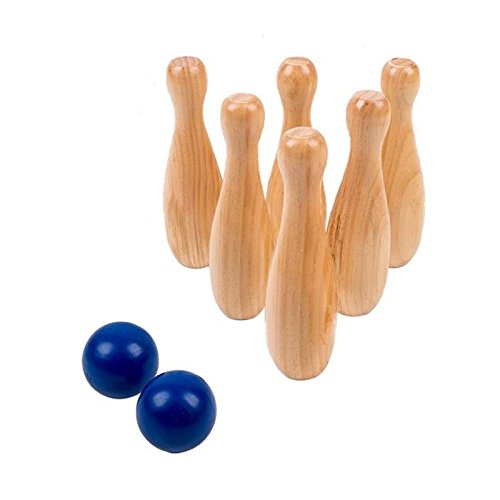 PLANETE BOIS 048060 Kegel aus Holz und Kugeln – 048060Z – 20 cm Spiel – ab 5 Jahren von PLANETE BOIS