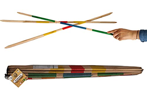 PLANÈTE BOIS - Riesiges Mikado - FSC - 140787-2 bis 6 Spieler - Mehrfarbig - Holz - Kinderspiel - Gesellschaftsspiel - Geschicklichkeitsspiel - Outdoor-Spiel - 80 cm x 1 cm - Ab 4 Jahren PLANÈTE BOIS - Riesiges Mikado - FSC - 140787-2 bis 6 Spieler - Mehrfarbig - Holz - Kinderspiel - Gesellschaftsspiel - Geschicklichkeitsspiel - Outdoor-Spiel - 80 cm x 1 cm - Ab 4 Jahren von PLANÈTE BOIS