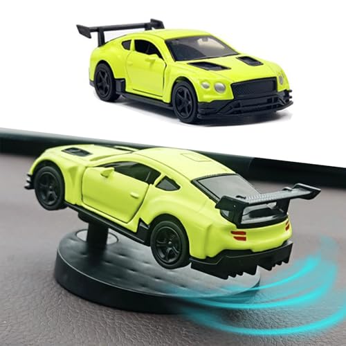Armaturenbrett-Drift-Auto-Modell, Auto-Innenzubehör für Armaturenbrett-Dekoration, Dreh-und-Drift-Modellautos, Stil Sport-Legierung, Auto-Ornament für Herren (grün) von Leseogye