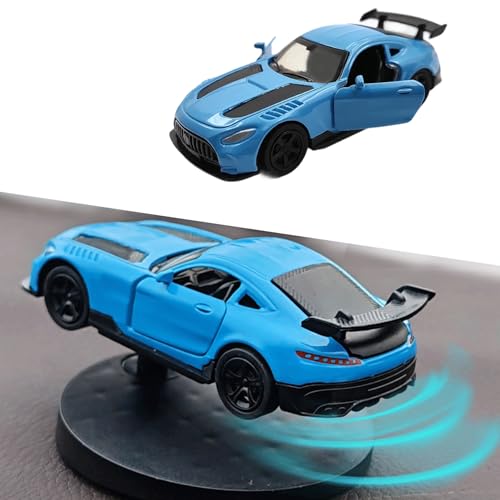 Armaturenbrett-Drift-Auto-Modell, Auto-Innenzubehör für Armaturenbrett-Dekoration, Dreh-und-Drift-Modellautos, Stil Sport-Legierung Autos für Herren (blau) von Leseogye