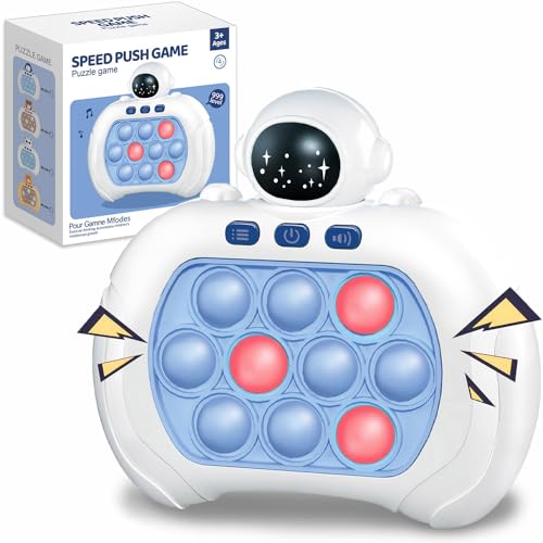 Quick Push Pop Game It Fidget Toys Pro für Kinder & Erwachsene, Handheld-Spiel, schnelle Puzzle-Spielmaschine, Push-Bubble-Stress-Spielzeug, Geschenk für Jungen, Mädchen, Teenager von Lesipee