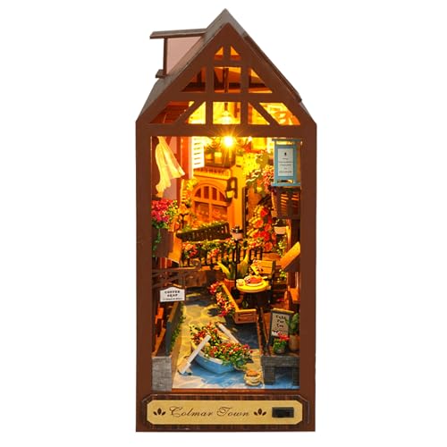 LetCart DIY Colmar Stadt Miniatur Puppenhaus Buchstützen Modell Bauen für Erwachsene Kit Buchstützen Modell hölzerne Kit Geschenk für Geburtstag Muttertag LetCart DIY Colmar Stadt Miniatur Puppenhaus Buchstützen Modell Bauen für Erwachsene Kit Buchstützen Modell hölzerne Kit Geschenk für Geburtstag Muttertag von LetCart