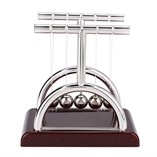 LetCart Newtons Wiege Balance Bälle, T Form Newton Pendulum, Science Physic Psychology Educational Kits, Stress abbauen LetCart Newtons Wiege Balance Bälle, T Form Newton Pendulum, Science Physic Psychology Educational Kits, Stress abbauen von LetCart