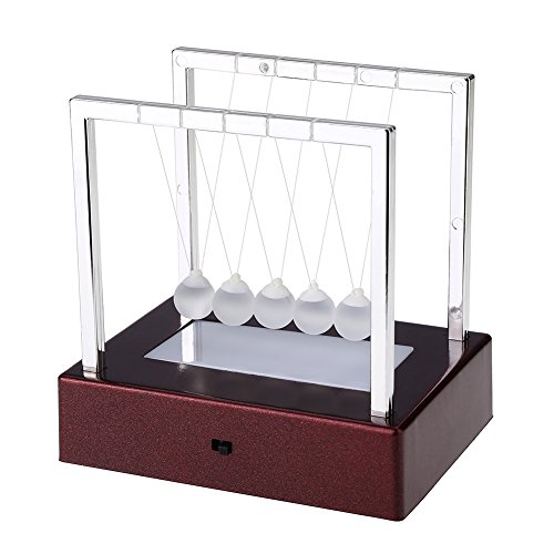 LetCart Newtons Wiege Balance Balls, Balance Balls Buntes LED Licht Home Office Wissenschaft Werkzeug Schreibtisch Dekoration Kunst Arbeit Geschenke LetCart Newtons Wiege Balance Balls, Balance Balls Buntes LED Licht Home Office Wissenschaft Werkzeug Schreibtisch Dekoration Kunst Arbeit Geschenke von LetCart