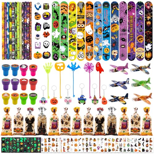 Lets Joy 130PCS Halloween Party Mitgebsel Kindergeburtstag, Halloween Mitgebsel Kinder, Kindergeburtstag Party Mitgebsel Set, Radiergummi Bleistifte Tüten Tattoos Armband, Halloween Partygeschenke Lets Joy 130PCS Halloween Party Mitgebsel Kindergeburtstag, Halloween Mitgebsel Kinder, Kindergeburtstag Party Mitgebsel Set, Radiergummi Bleistifte Tüten Tattoos Armband, Halloween Partygeschenke von Lets Joy