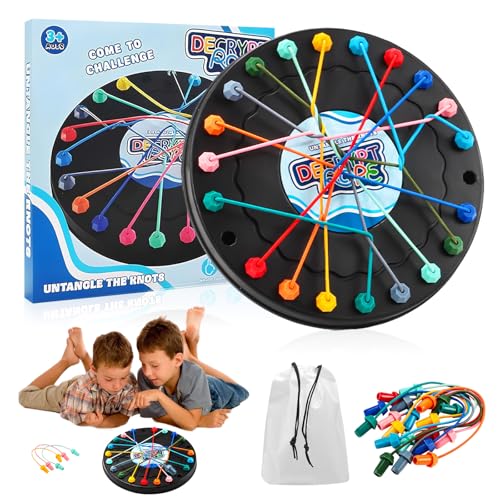 Lets Joy Spiel Brettspiel, Brainy Knots,Twisted Rope Puzzle Spiel, Farbsensorisches Lernspielzeug Set, Spielzeuge für Kinder Geschenke, Lernspielzeug Partyzubehör Lets Joy Spiel Brettspiel, Brainy Knots,Twisted Rope Puzzle Spiel, Farbsensorisches Lernspielzeug Set, Spielzeuge für Kinder Geschenke, Lernspielzeug Partyzubehör von Lets Joy