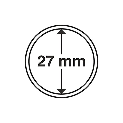 Leuchtturm 337997 Münzkapseln Grips 27 mm, 10er Pack von LEUCHTTURM1917