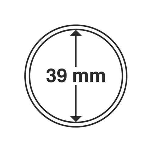 10 x Leuchtturm CAPS39 Münzkapseln 39 mm von Leuchtturm