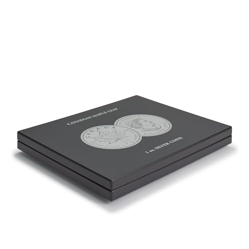 Leuchtturm 348034 Münzkassette Volterra für 20 Silbermünzen Maple Leaf in Kapseln - für 1 Oz/Unzen von Leuchtturm