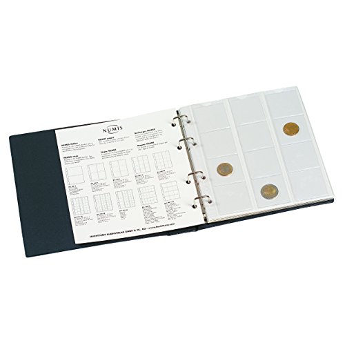 Leuchtturm 337964 Münzalbum Numis - 5 Hüllen für verschieden große Münzen mit 44, 34, 25, 17 mm Durchmesser - blau Leuchtturm 337964 Münzalbum Numis - 5 Hüllen für verschieden große Münzen mit 44, 34, 25, 17 mm Durchmesser - blau von Leuchtturm