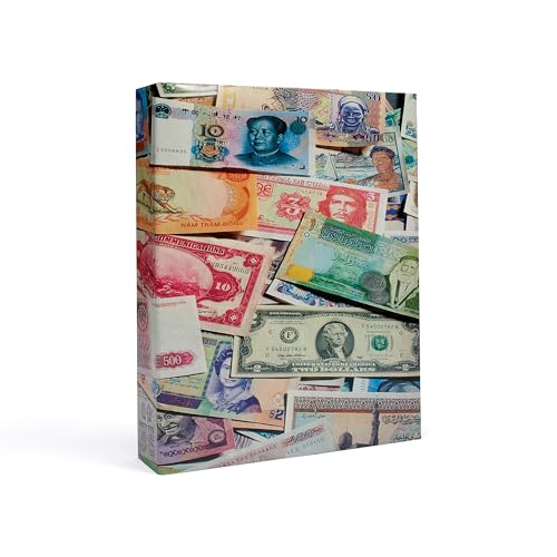 Leuchtturm 309759 Banknotenalbum Bills - Sammelalbum für 300 Banknoten - inkl. 100 säure- und weichmacherfreien Hüllen von Leuchtturm