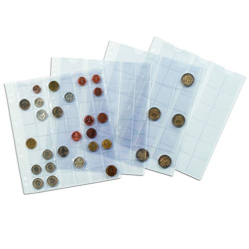 Leuchtturm 321507 Münzhüllen Numis 66-4 Fächer für Münzen bis 66 mm Durchmesser - 5er Pack Leuchtturm 321507 Münzhüllen Numis 66-4 Fächer für Münzen bis 66 mm Durchmesser - 5er Pack von Leuchtturm