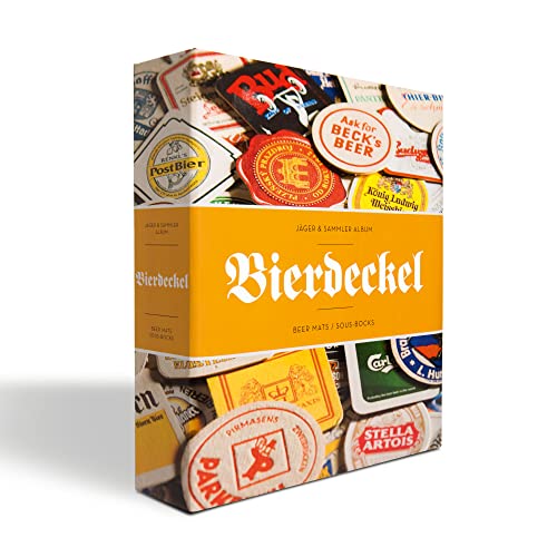 Leuchtturm 342618 Grande Bierdeckel-Sammel-Album - Bierdeckel-Ordner inkl. 15 transparenten Hüllen für je 6 Bierdeckel von Leuchtturm