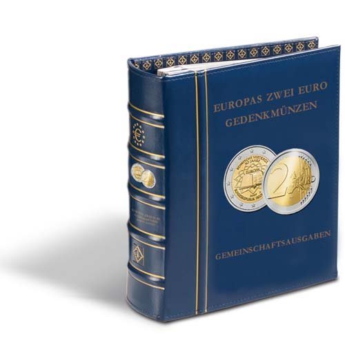 Leuchtturm 343382 2-Euro-Optima Vordruckalbum Gemeinschaftsausgaben - römische Verträge, W. und W. Union, Euro-Bargeld Leuchtturm 343382 2-Euro-Optima Vordruckalbum Gemeinschaftsausgaben - römische Verträge, W. und W. Union, Euro-Bargeld von Leuchtturm